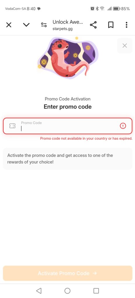 Expired codes image