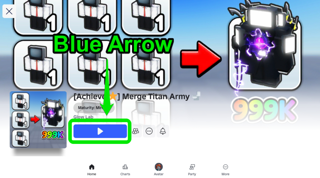 Blue Arrow
