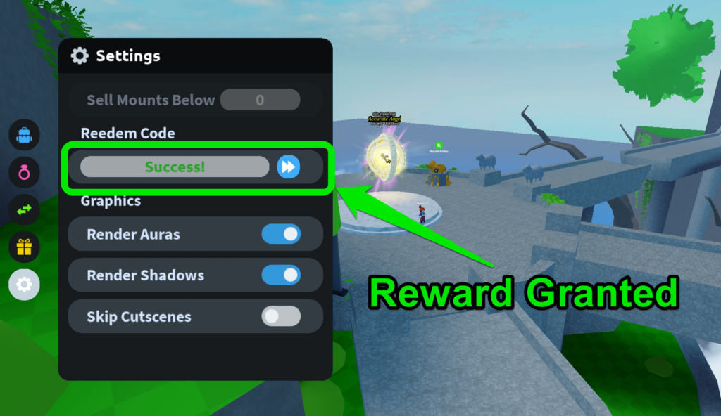 Reward Granted