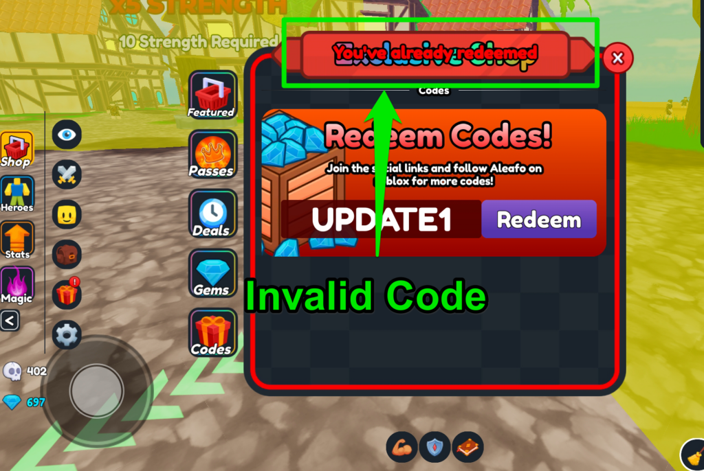 Invalid Code Image