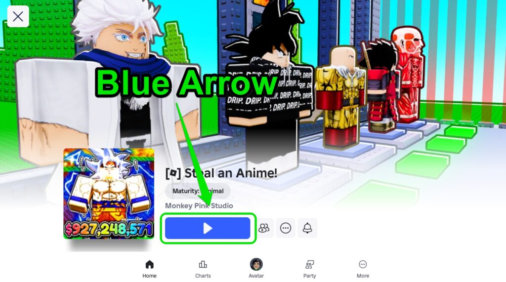 Blue Arrow