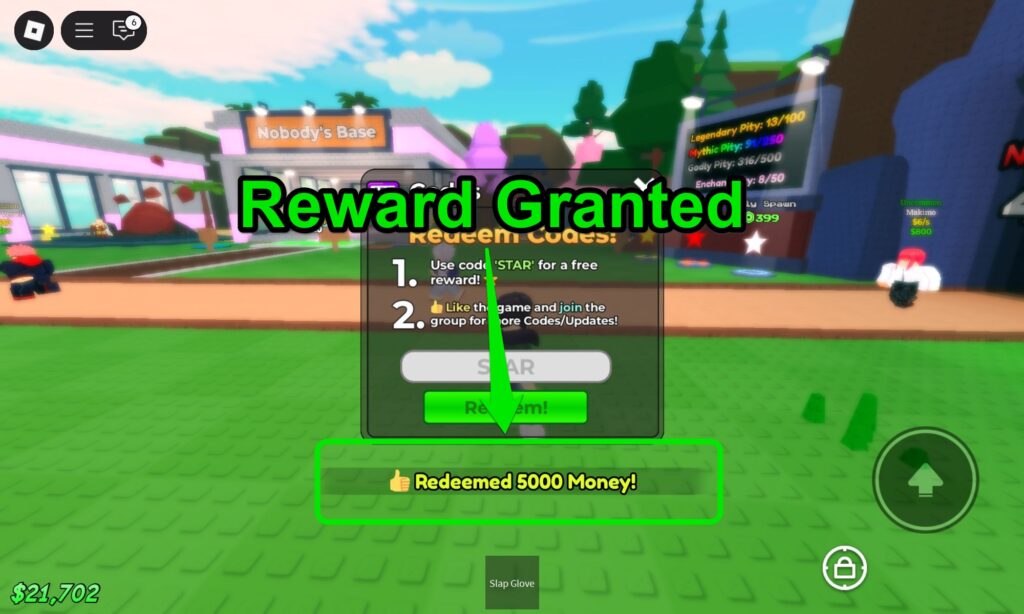 Reward Granted