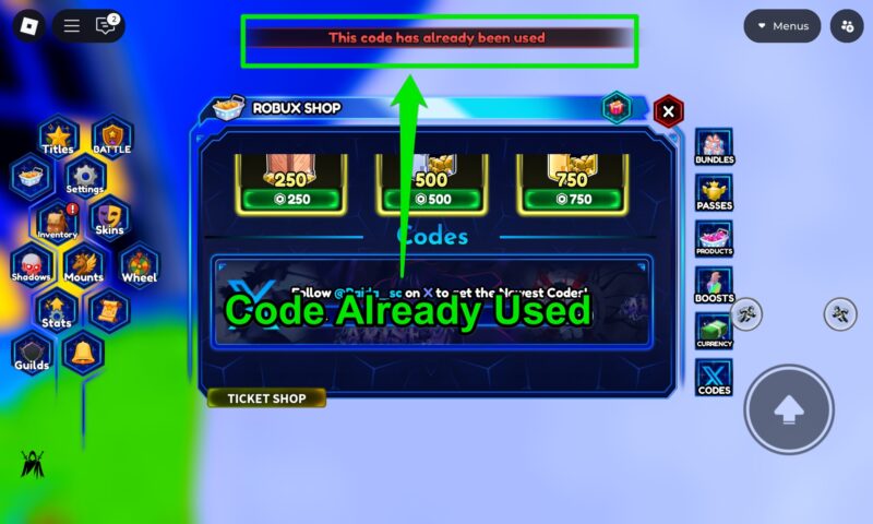 Arise Crossover Codes July 2026