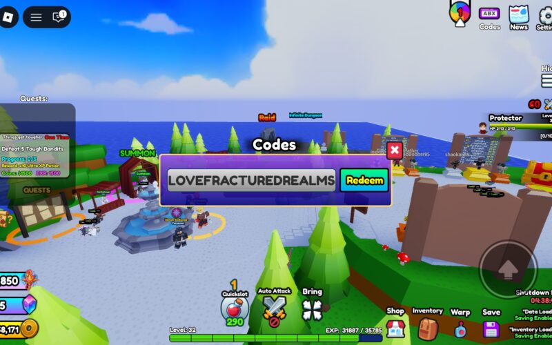 Fractured Realms Codes Image