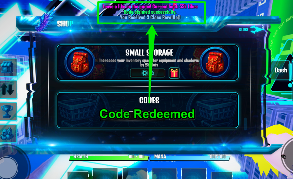 Code Redeemed
