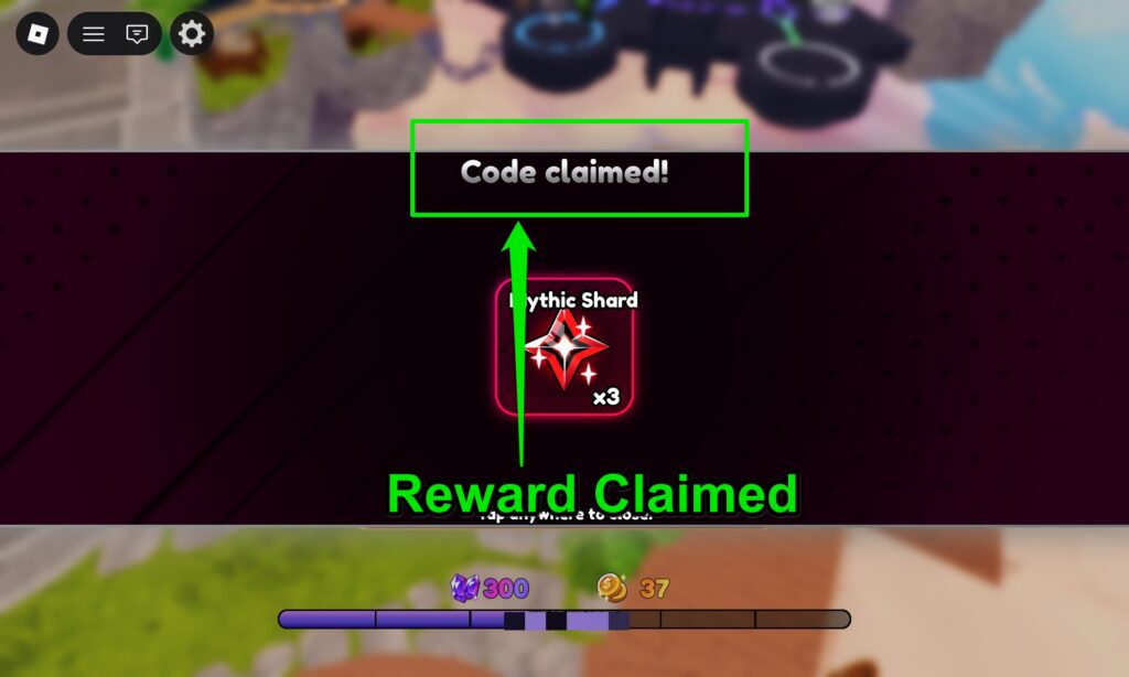 Reward Claimed