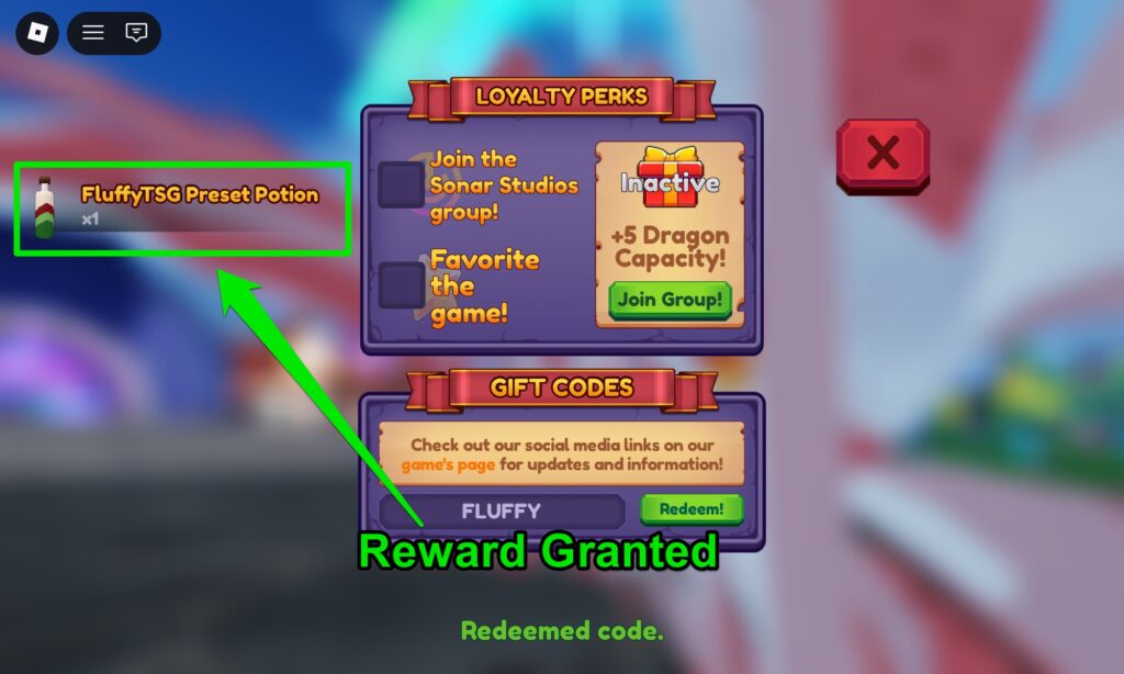 Rewards Granted