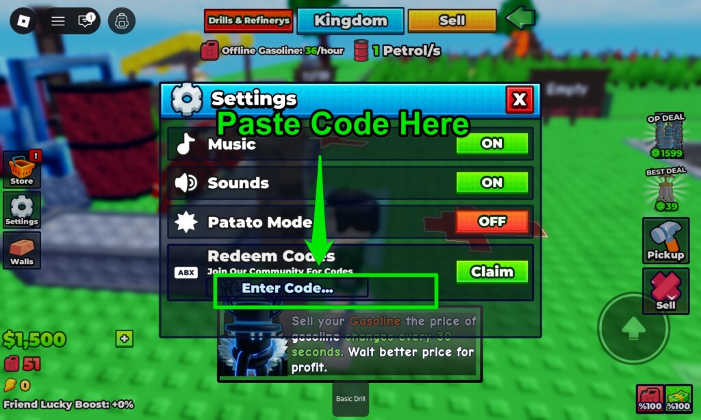 Paste Code