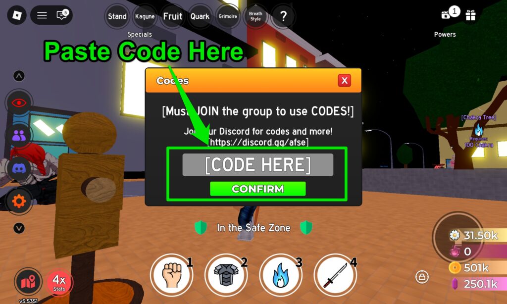 Paste Code