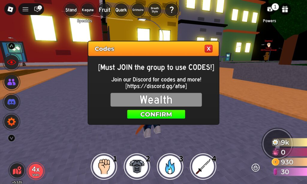 Anime Fighting Simulator Endless Codes Image
